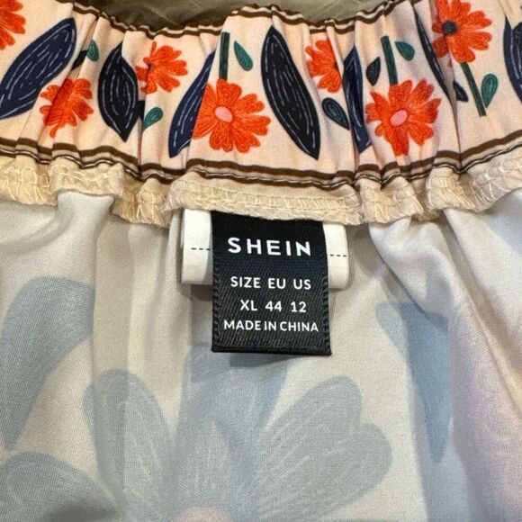SHEIN floral skirt and crop top set XL - Picture 3 of 5